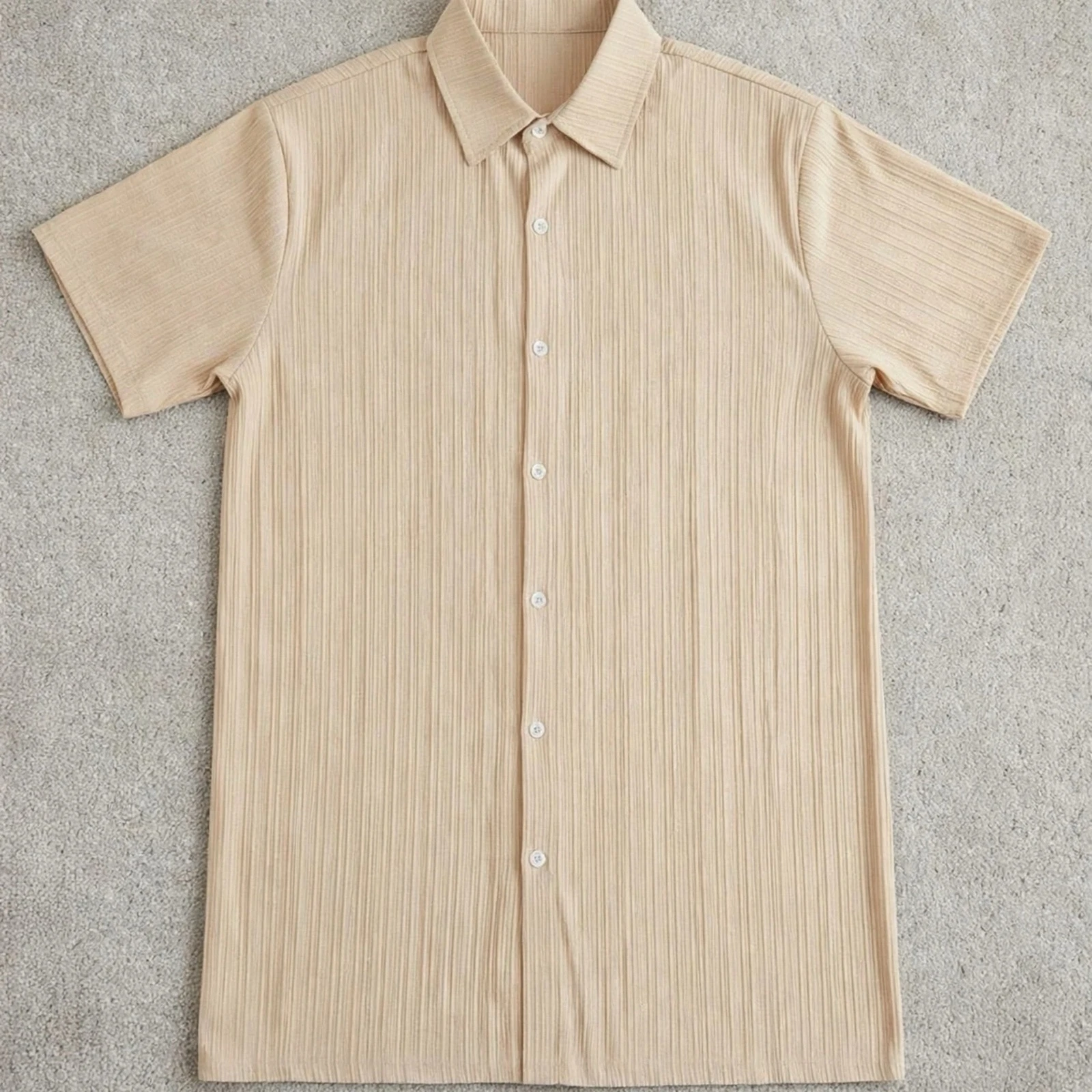 Heren zomerset 2-delig shirt+short grijs NIEUW  – photo 3